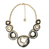 Collana con Cerchi Organici Smaltati — foto 1
