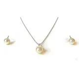 SET Collana con orecchini perla Quattro stagioni Made in Cina — foto 1