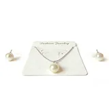 SET Collana con orecchini perla Quattro stagioni Made in Cina — foto 3