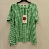 Maglierie&Felpe(D) Genere Donna Estate Made in Italia Tempo libero Vari Colori Curvy(taglie forti) Scozzese — foto 5