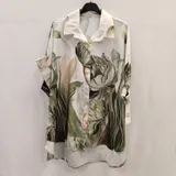 Camicie(D) Genere Camicetta Camicia Casual Donna Estate Made in Italia Tempo libero Vari Colori Standard Fiori — foto 5