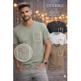 T-shirt&Polo(U) Uomo T-shirt Uomo Uomo Estate Made in Bangladesh Quotidiano Vari Colori Standard — foto 1