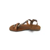 Sandali(D) Genere Sandali Classici Donna Estate Made in Italia Quotidiano Piatto Aperta — foto 4