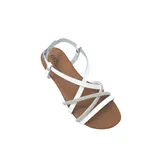 Sandali(D) Genere Sandali Classici Donna Estate Made in Italia Quotidiano Piatto Aperta — foto 3