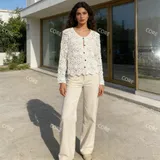 Cardigan elegante in pizzo — foto 3