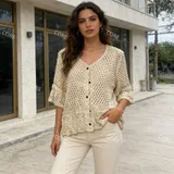Cardigan elegante in pizzo — foto 1