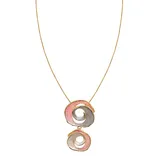 Collana con Doppio Ciondolo a Spirale Smaltata — foto 6