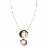 Collana con Doppio Ciondolo a Spirale Smaltata — foto 4