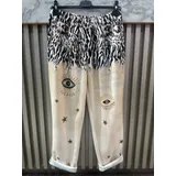 Pantaloni Eleganti Donna Primavera/Estate Made in Italia Tempo libero Vari Colori Standard Stampata elastico — foto 3