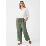 Pantaloni Sportivi Donna Primavera/Estate Made in Italia Tempo libero Colore Unico Standard — foto 3
