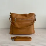 Borse in Pelle Genere Borsa Spalla Donna Made in Italia Vari Colori — foto 1