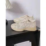 Sneakers basse Donna Primavera/Estate Made in Cina Tempo libero Colore Unico Zeppe A punta — foto 14