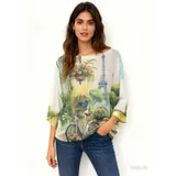Pullover Pullover Donna Primavera/Estate Made in Italia Tempo libero Vari Colori Standard Stampata — foto 1