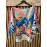 Pullover Pullover Donna Primavera/Estate Made in Italia Tempo libero Vari Colori Standard Stampata — foto 3