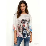 Pullover Pullover Donna Primavera/Estate Made in Italia Tempo libero Vari Colori Standard Stampata — foto 1