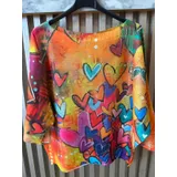 Pullover Pullover Donna Primavera/Estate Made in Italia Tempo libero Vari Colori Standard Stampata — foto 3