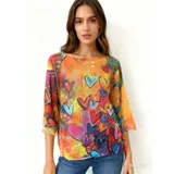 Pullover Pullover Donna Primavera/Estate Made in Italia Tempo libero Vari Colori Standard Stampata — foto 1