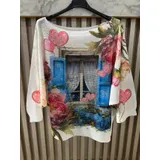 Pullover Pullover Donna Primavera/Estate Made in Italia Tempo libero Vari Colori Standard Stampata — foto 3