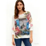 Pullover Pullover Donna Primavera/Estate Made in Italia Tempo libero Vari Colori Standard Stampata — foto 1