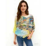 Pullover Pullover Donna Primavera/Estate Made in Italia Tempo libero Vari Colori Standard Stampata — foto 1