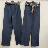Pantaloni(D) Genere Pantaloni Donna Estate Made in Italia Quotidiano Vari Colori Standard Monocromo — foto 1
