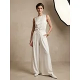 Pantalone Palazzo Rasone di viscosa con coulisse — foto 3