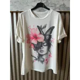 T-Shirt Donna Estate Made in Italia Tempo libero Standard Monocromo — foto 3