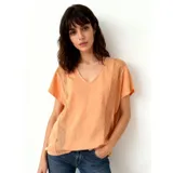 T-Shirt Donna Estate Made in Italia Tempo libero Vari Colori Standard Tinto a freddo — foto 1