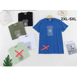 T-shirt Uomo Uomo Primavera/Estate Made in Cina Quotidiano Colori Casuale Oversize — foto 1