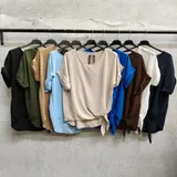 T-Shirt & Top(D) Genere T-Shirt Donna Estate Made in Spagna Quotidiano Colore Unico Curvy(taglie forti) — foto 1