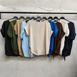 T-Shirt & Top(D) Genere T-Shirt Donna Estate Made in Spagna Quotidiano Colore Unico Curvy(taglie forti) — foto 3