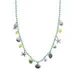 Collana Lunga di Perline Colorate con Charms Marini — foto 4