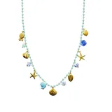 Collana Lunga di Perline Colorate con Charms Marini — foto 5
