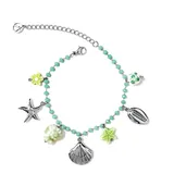 Bracciale di Perline Colorate con Charms Marini — foto 1