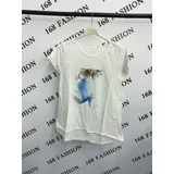 T-Shirt Vestiti Maglie Donna Autunno Made in Italia Quotidiano Vari Colori Standard — foto 3