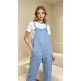 Salopette 100% Lino con Colore Vari — foto 3