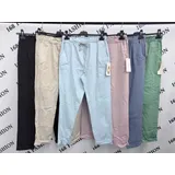 Pantaloni Donna Autunno Made in Italia Quotidiano Vari Colori Standard — foto 3