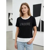 T-Shirt Pantaloni Donna Autunno Made in Italia Quotidiano Vari Colori Standard — foto 1