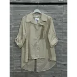 Camicie(D) Genere Camicia Donna Estate Made in Italia Quotidiano Vari Colori Standard Monocromo — foto 3