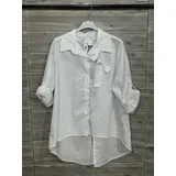 Camicie(D) Genere Camicia Donna Estate Made in Italia Quotidiano Vari Colori Standard Monocromo — foto 4