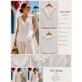 T-Shirt & Top(D) Genere T-Shirt Donna Primavera/Estate Made in Italia Quotidiano Vari Colori Oversize — foto 3