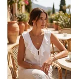 T-Shirt & Top(D) Genere T-Shirt Donna Primavera/Estate Made in Italia Quotidiano Vari Colori Oversize — foto 1