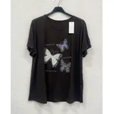 T-Shirt & Top(D) Genere T-Shirt Donna Estate Made in Italia Quotidiano Vari Colori Curvy(taglie forti) Stampata — foto 3