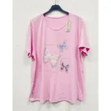 T-Shirt & Top(D) Genere T-Shirt Donna Estate Made in Italia Quotidiano Vari Colori Curvy(taglie forti) Stampata — foto 1