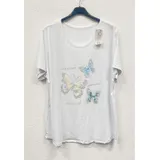 T-Shirt & Top(D) Genere T-Shirt Donna Estate Made in Italia Quotidiano Vari Colori Curvy(taglie forti) Stampata — foto 5