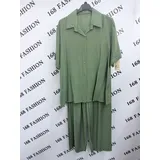 Completo Pantaloni T-Shirt Donna Autunno/Inverno Made in Italia Tempo libero Colore Unico Standard — foto 3