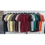 T-Shirt Donna Primavera/Estate Made in Italia Quotidiano Vari Colori Standard Monocromo — foto 3
