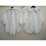 Camicie(D) Genere Camicia Camicia Donna Quattro stagioni Made in Italia Quotidiano Vari Colori Standard Monocromo Cotone — foto 3