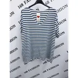 T-Shirt Pantaloni Donna Autunno Made in Italia Quotidiano Vari Colori Standard — foto 3