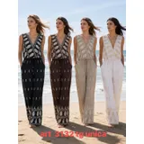Tuta Jumpsuit Donna Primavera/Estate Made in Cina Quotidiano Vari Colori Standard Monocromo — foto 1